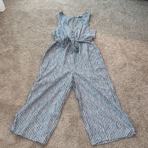American Eagle Striped Jumpsuit. Size Medium Short